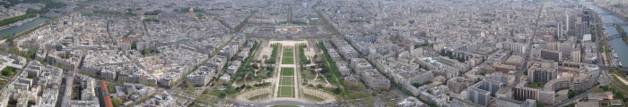 Preview of the 360° Panoramic View from the Eiffel Tower summit